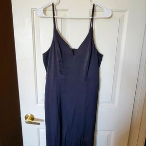 Black slip dress